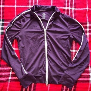 Purple and white “Athletic Works” zip-up jacket!